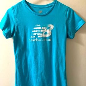 New Balance Blue T-Shirt. Small. Like New!